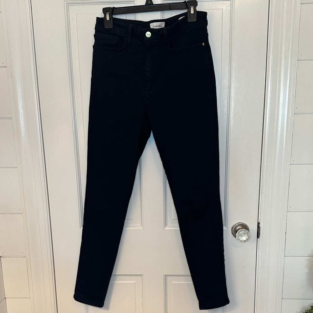 Frame Black Le One Skinny Jeans size‎ 2 EUC Stretch